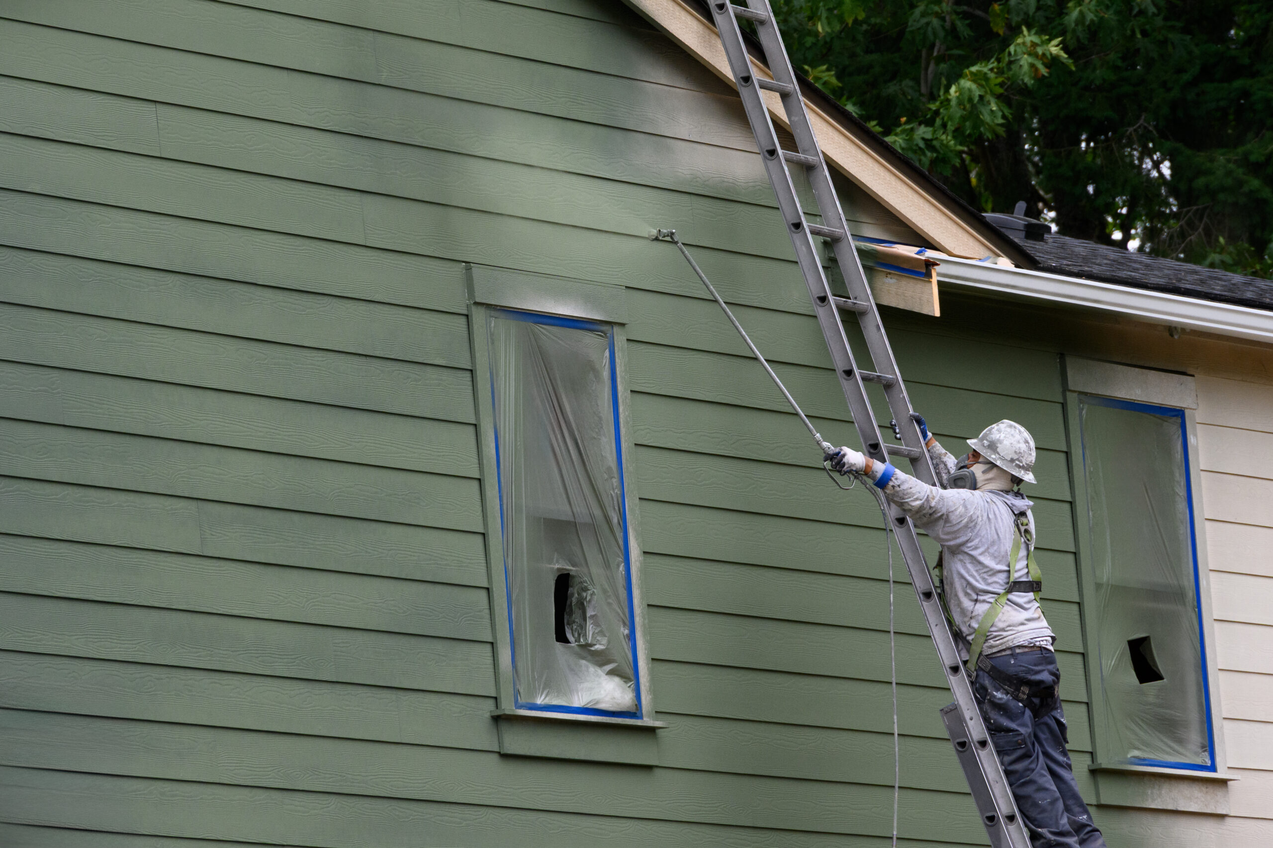 Professional exterior house painting by ManePoint Exteriors