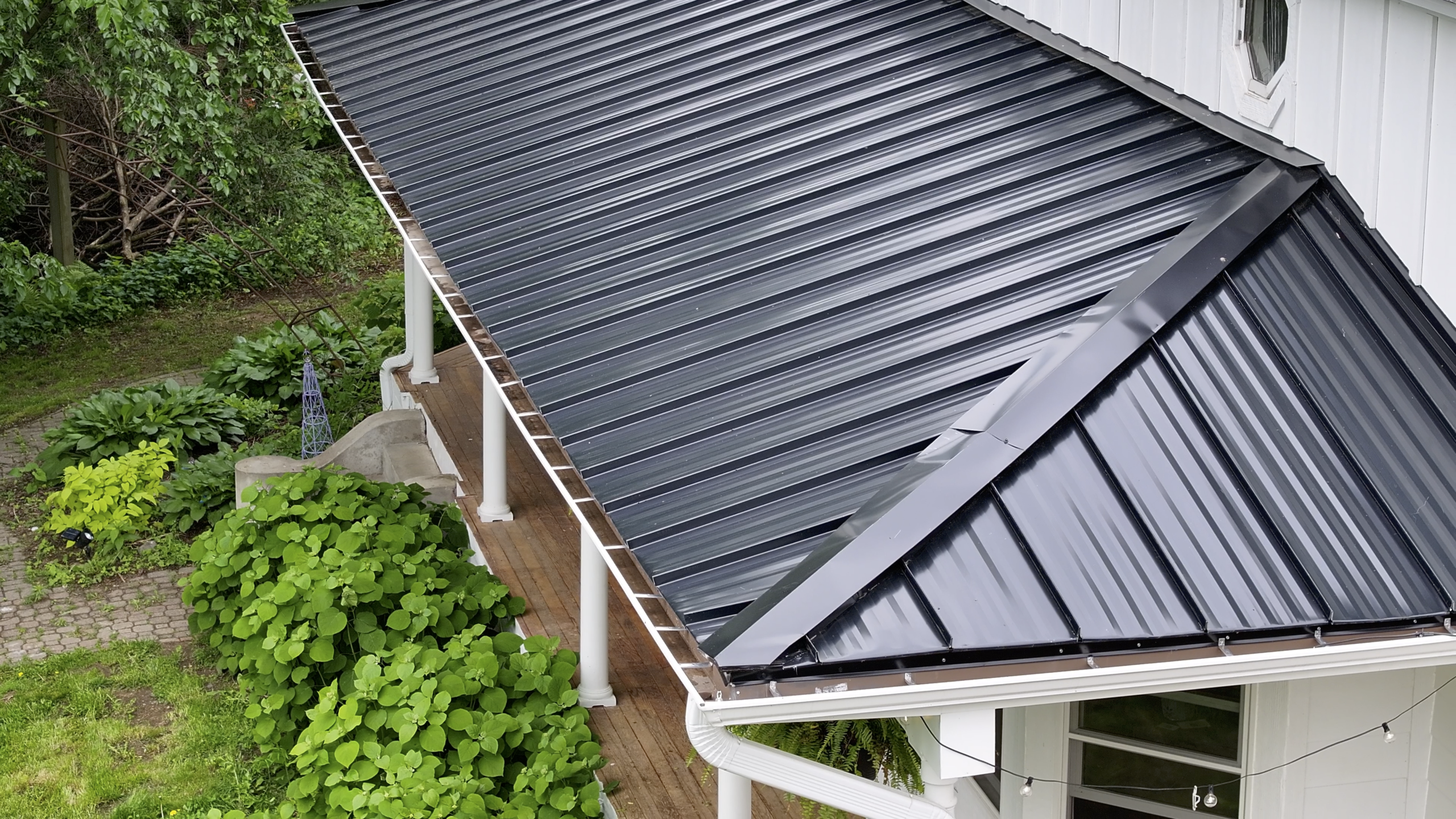 Metal roofing services by ManePoint Exteriors