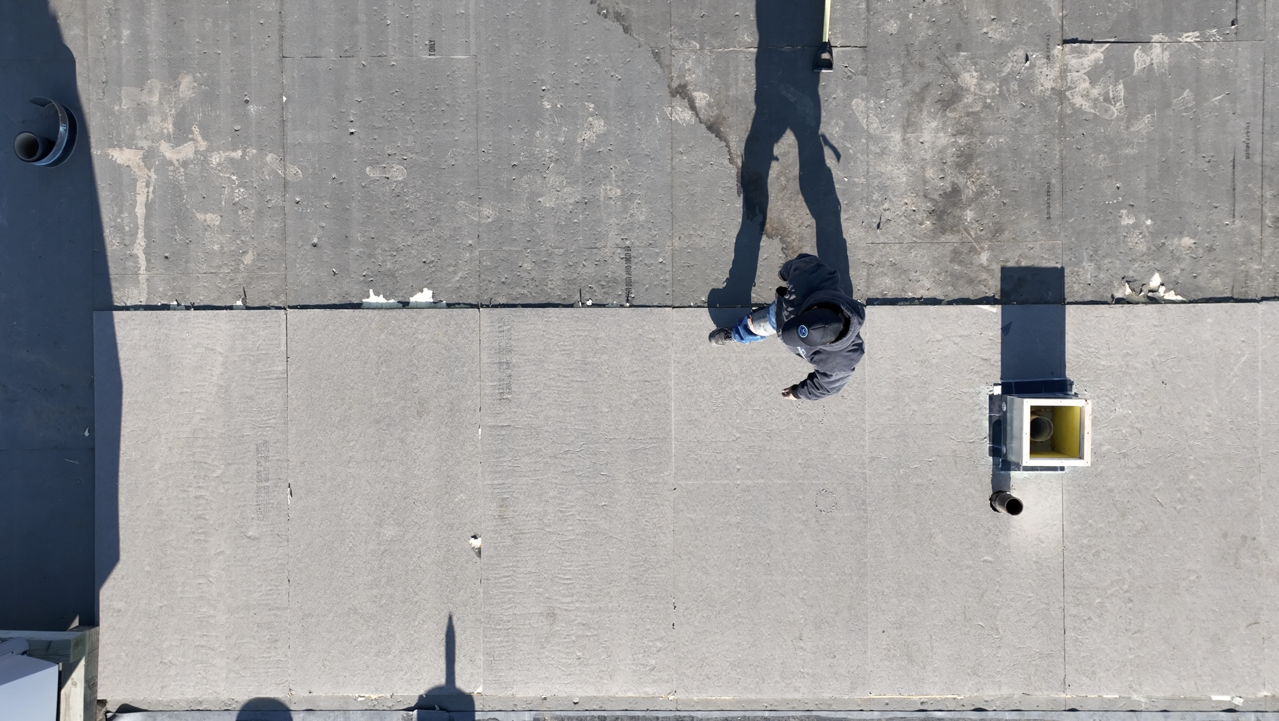 Commercial roof inspection by ManePoint Exteriors