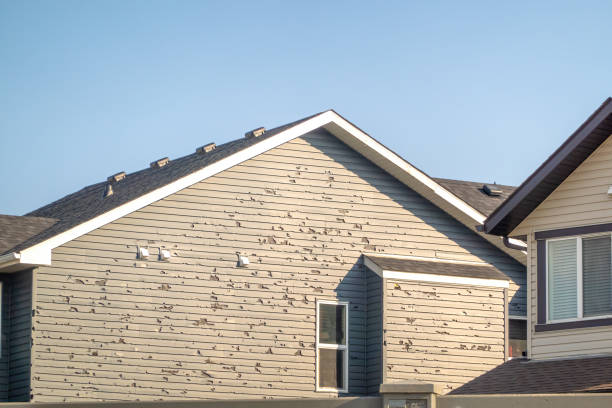 Hail damage after severe weather