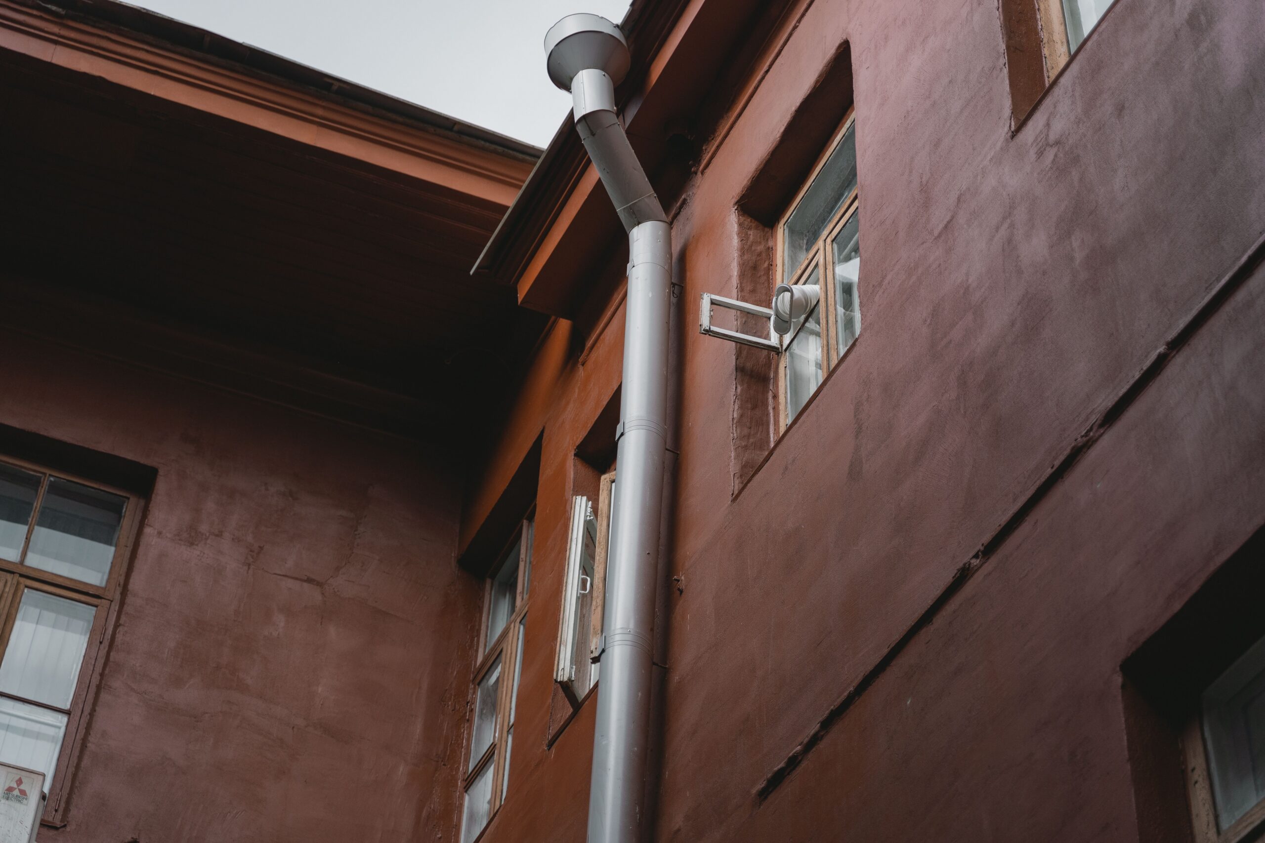 Downspouts and proper gutter drainage