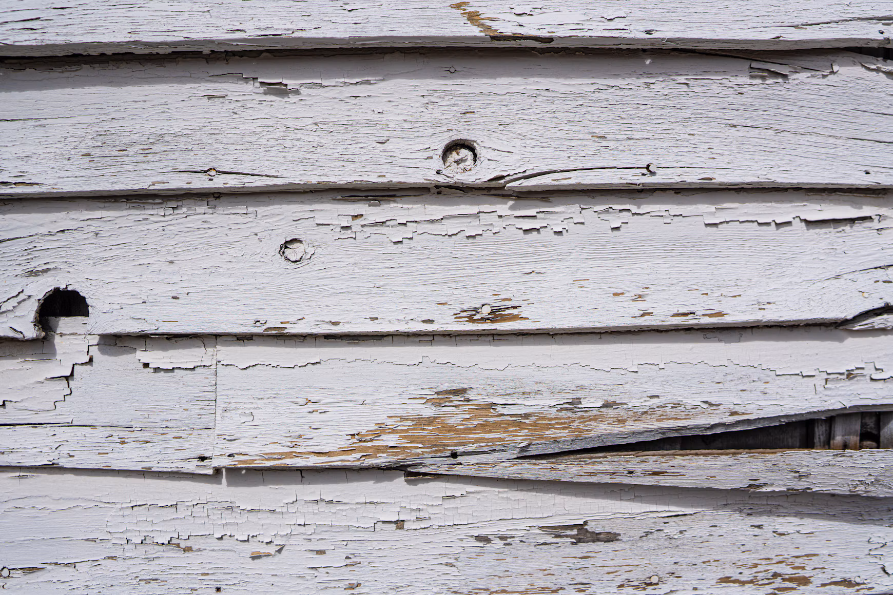 Hail damage siding repair
