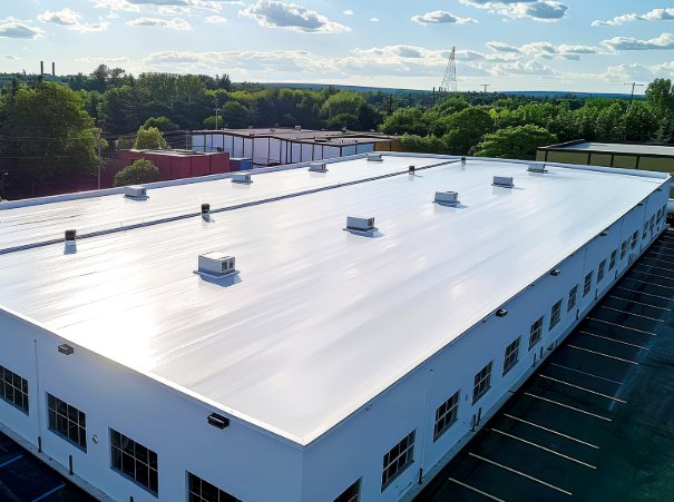 Commercial roof repair by ManePoint Exteriors